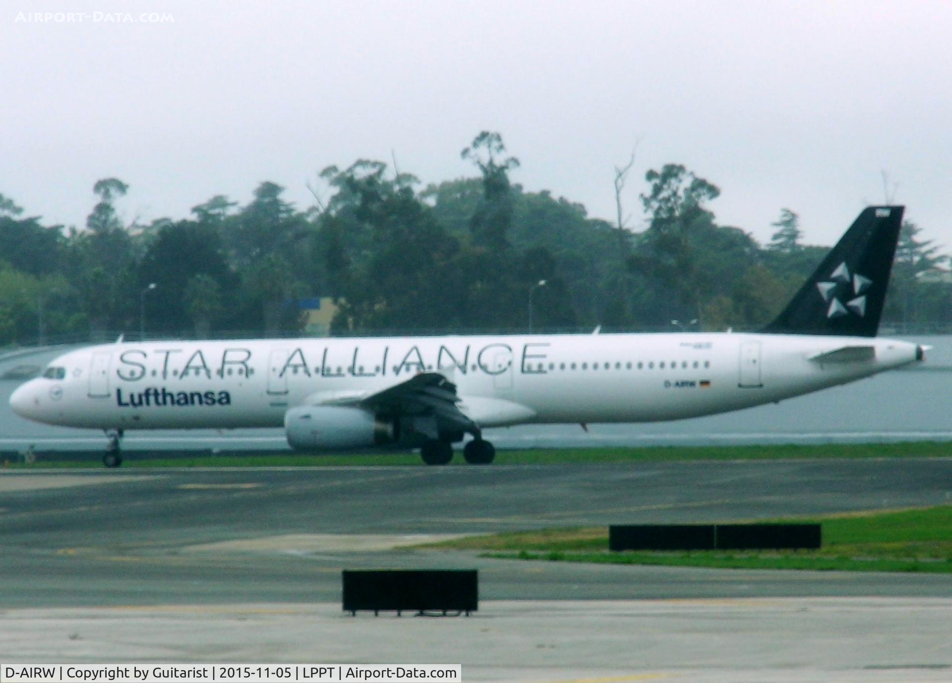 D-AIRW, 1997 Airbus A321-131 C/N 0699, At Lisbon