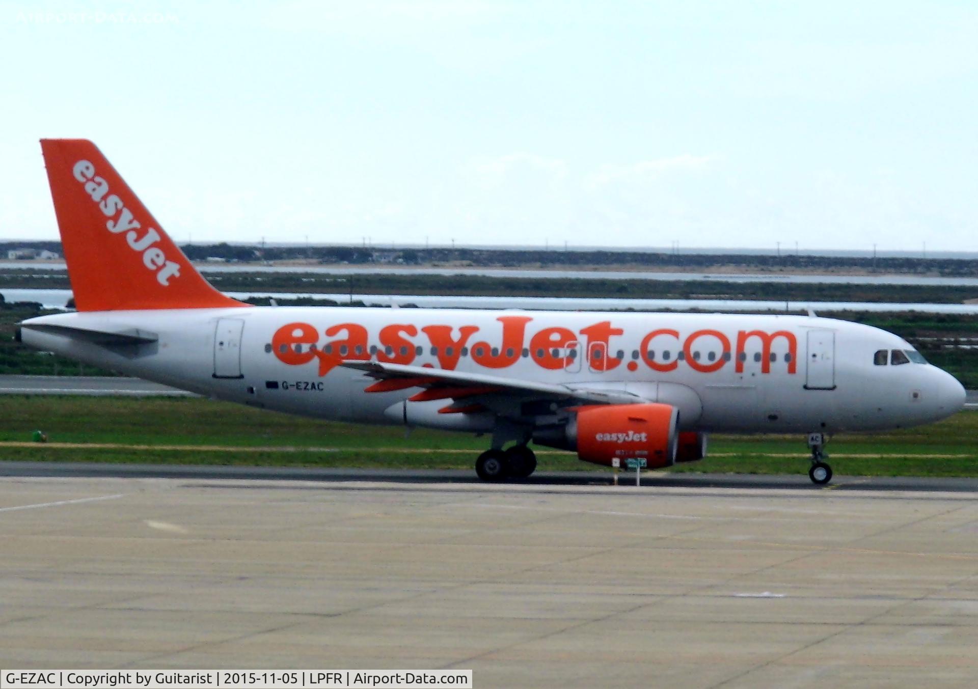 G-EZAC, 2006 Airbus A319-111 C/N 2691, At Faro
