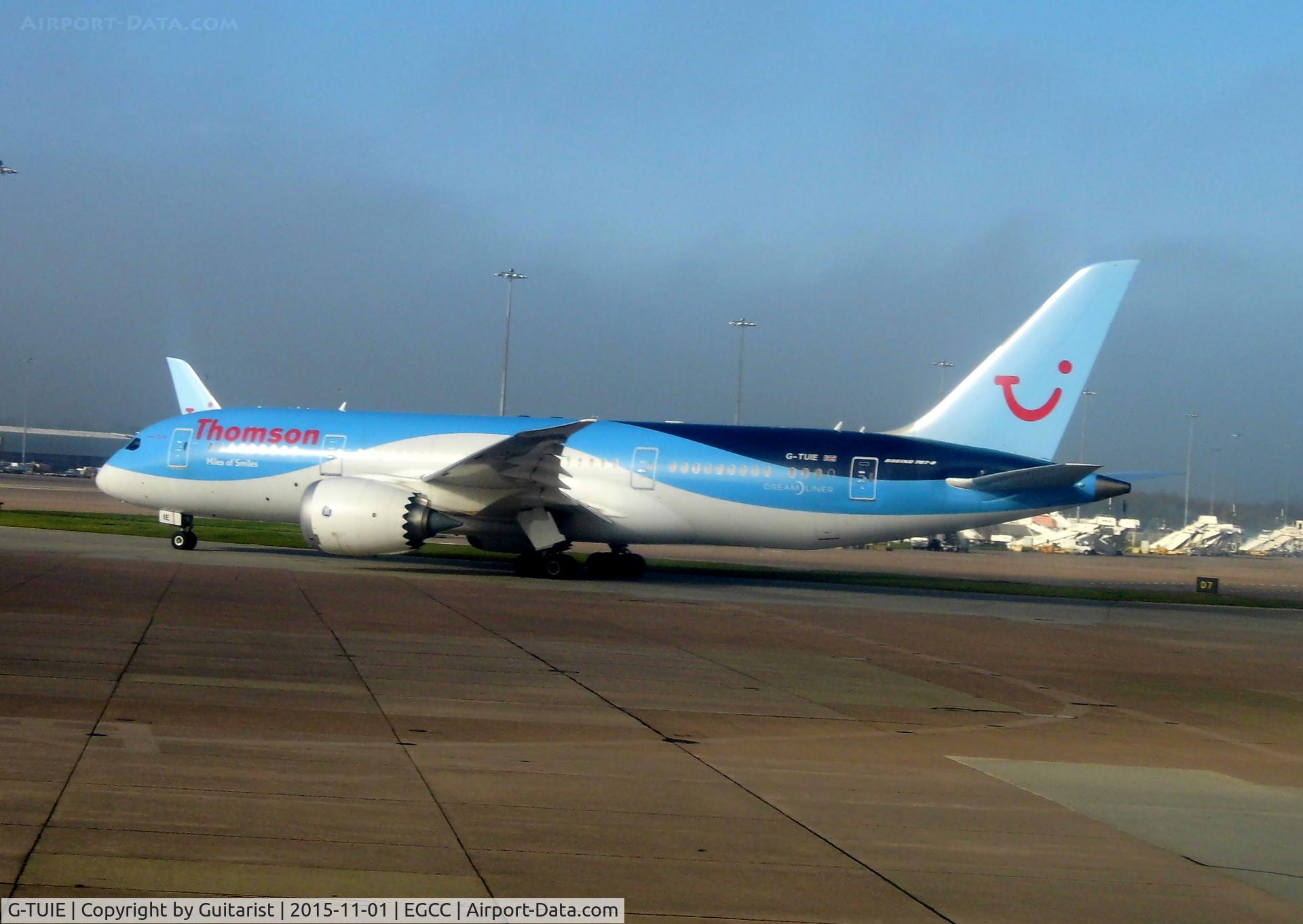 G-TUIE, 2014 Boeing 787-8 Dreamliner C/N 37227, At Manchester