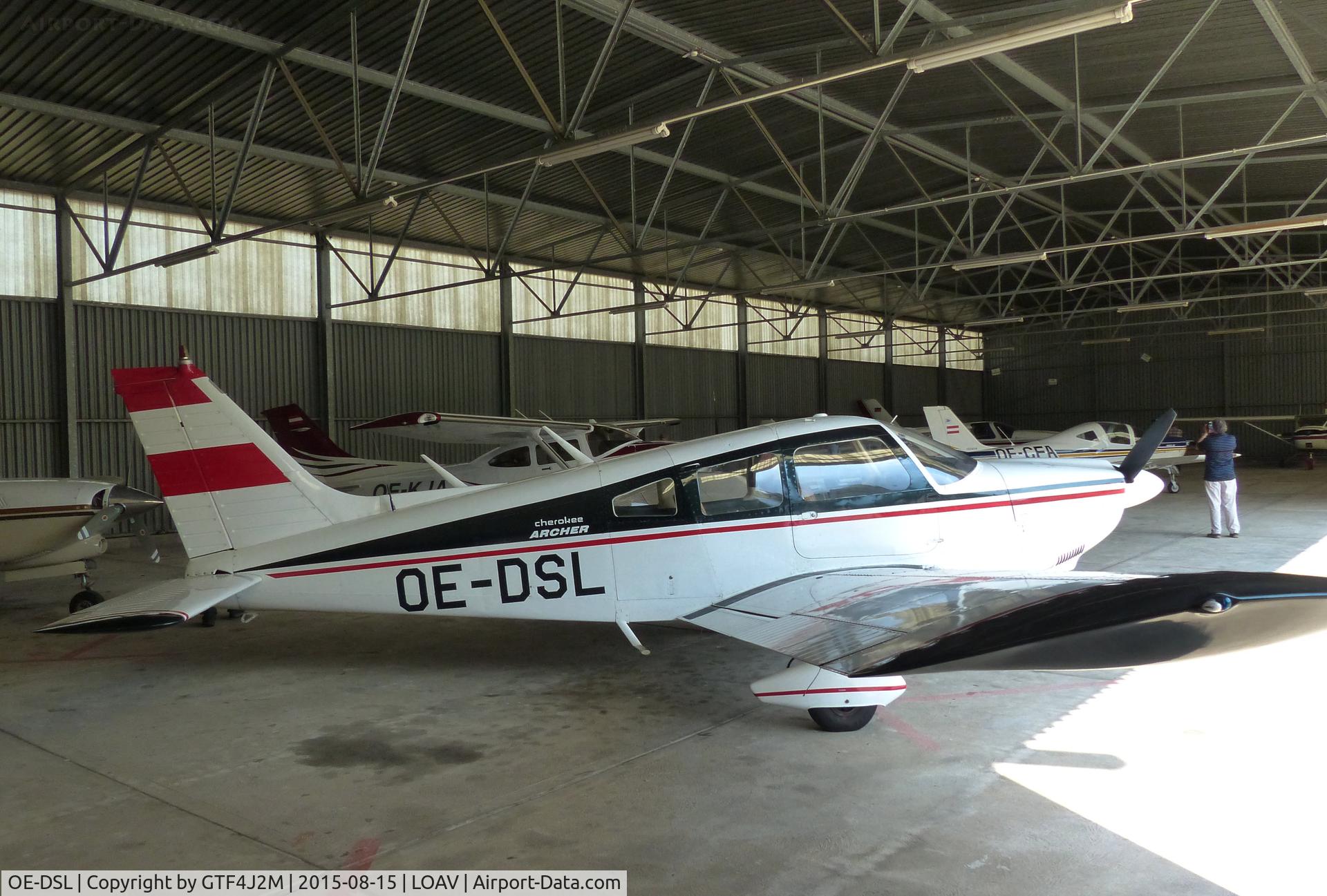 OE-DSL, Piper PA-28-180 C/N 28-7405009, OE-DSL at Voslau-Wien 15.8.15