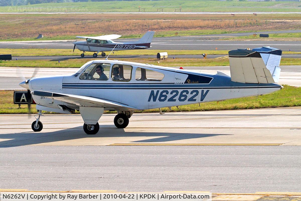 N6262V, 1967 Beech V35 Bonanza C/N D-8592, Beech V35 Bonanza [D-8592] Atlanta-Dekalb Peachtree~N 22/04/2010