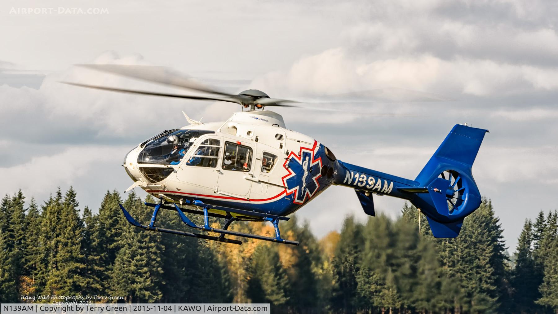 N139AM, 2008 Eurocopter EC-135T-2+ C/N 0655, Arlington Airport