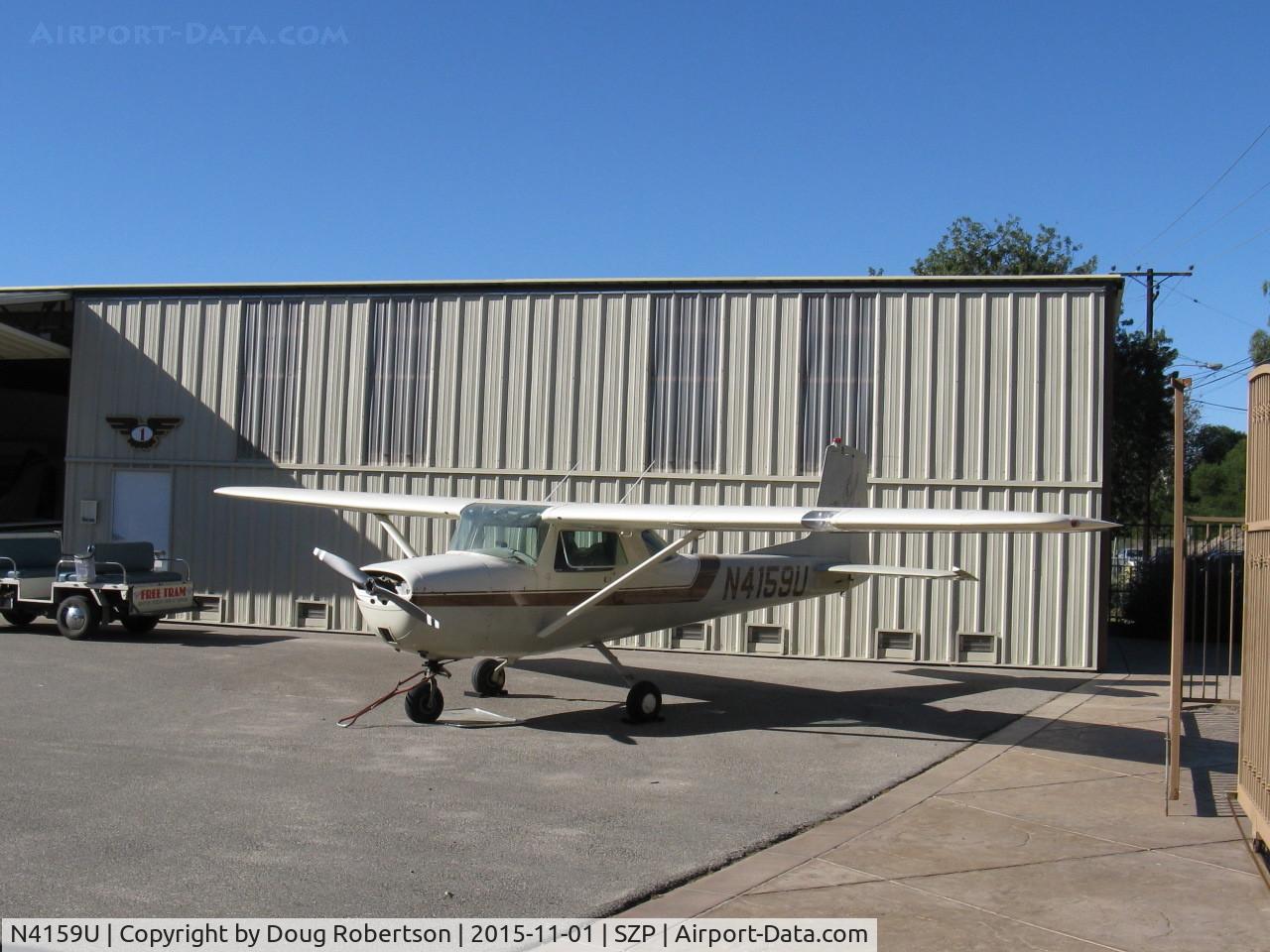 N4159U, 1963 Cessna 150D C/N 15060159, 1963 Cessna 150D, Continental O-200 100 Hp, on Aviation Museum of Santa Paula ramp