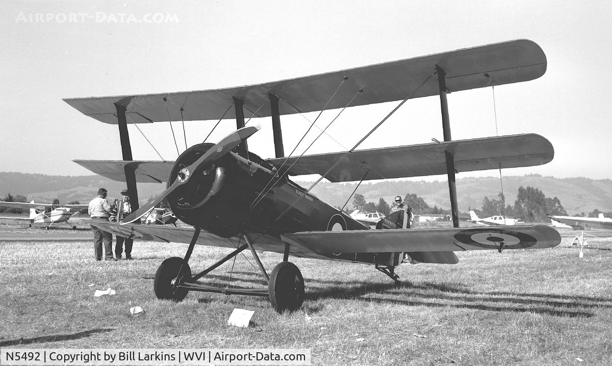 N5492, Sopwith Triplane Replica C/N ET1, Sopwith Trip[lane replica