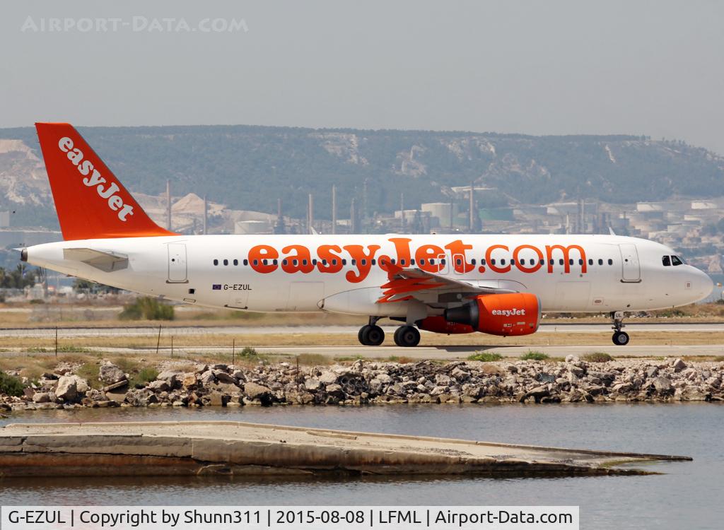 G-EZUL, 2012 Airbus A320-214 C/N 5019, Taxiing holding point rwy 13L for departure...