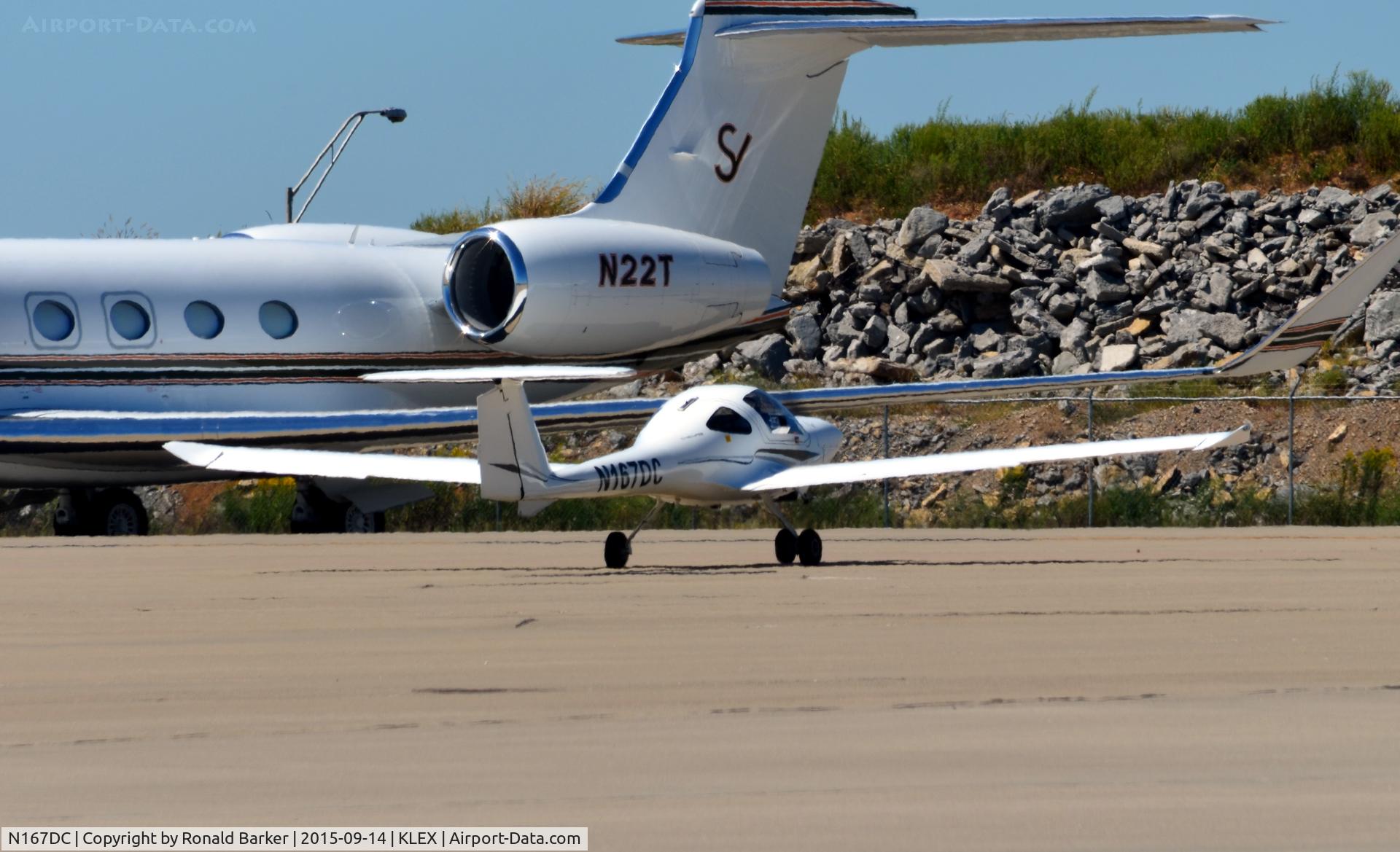 N167DC, 2001 Diamond DA-20C-1 Eclipse C/N C0167, Taxi Lexington