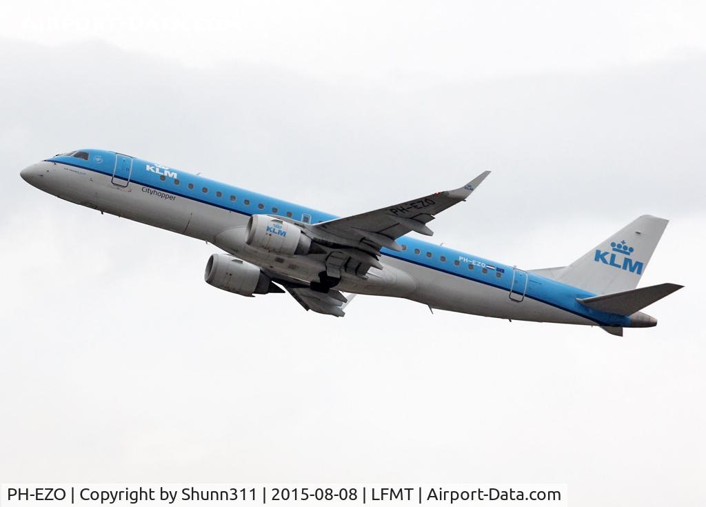 PH-EZO, 2010 Embraer 190LR (ERJ-190-100LR) C/N 19000345, Climbing after take off from rwy 30R
