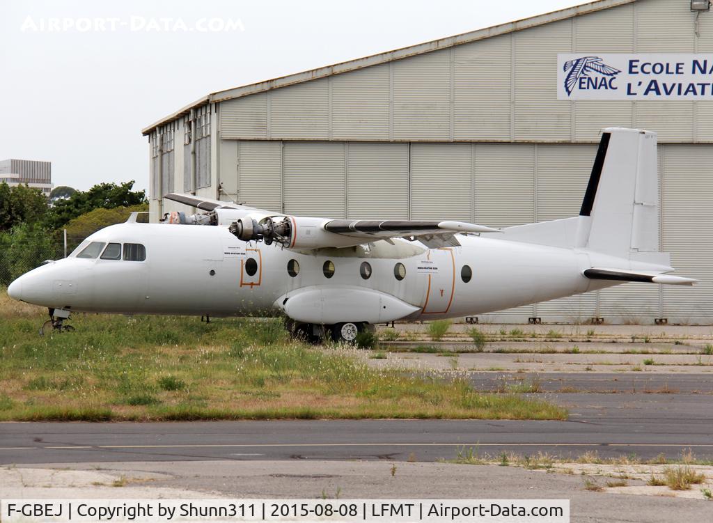 F-GBEJ, 1965 Nord 262 C/N 07, Now parked outside in all white c/s without titles... Used by ESMA for ground trainer...