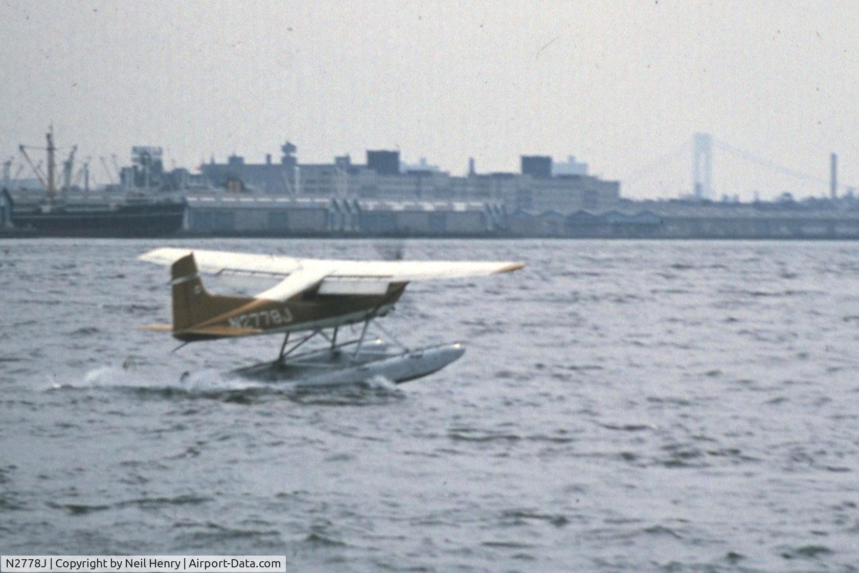 N2778J, 1969 Cessna A185E Skywagon 185 C/N 185-1528, Scanned from original slide taken in 1972 on East River, New York