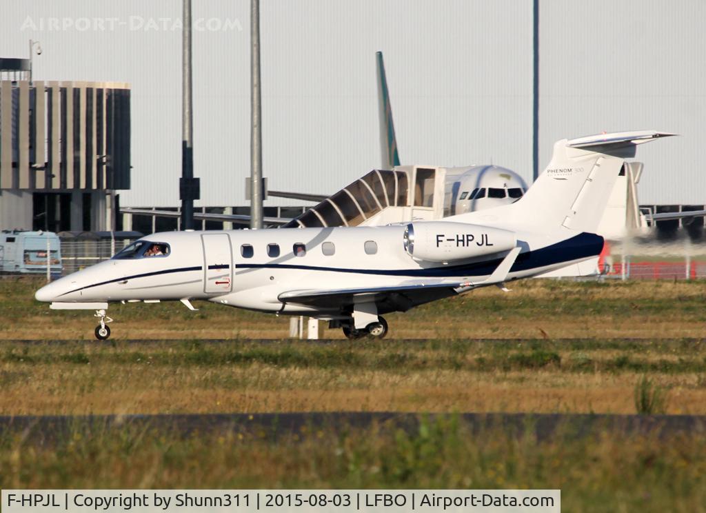 F-HPJL, 2014 Embraer EMB-505 Phenom 300 C/N 50500274, Landing rwy 14R