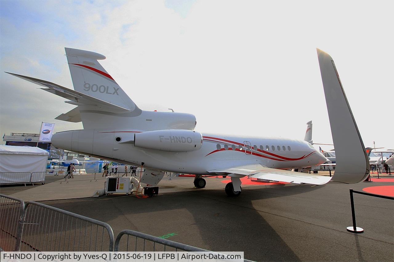 F-HNDO, 2008 Dassault Falcon 900LX C/N 281, Dassault Falcon 900LX, Static display, Paris-Le Bourget (LFPB-LBG) Air show 2015