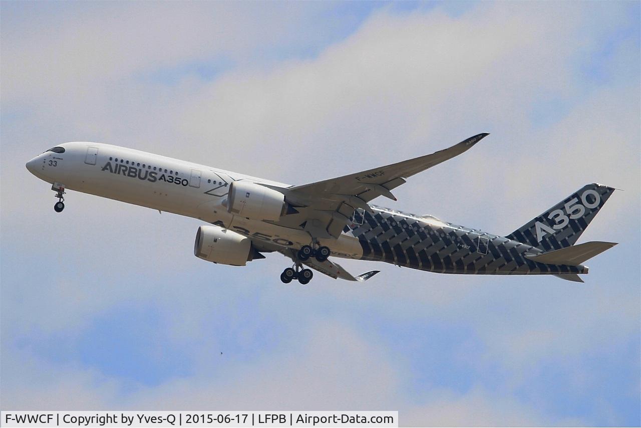 F-WWCF, 2013 Airbus A350-941 C/N 002, Airbus A350-941, On display, Paris-Le Bourget (LFPB-LBG) Air show 2015