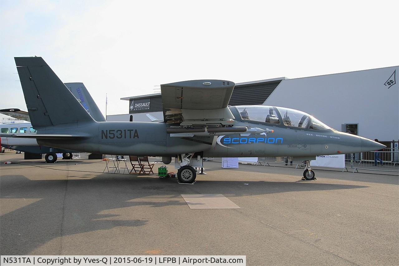N531TA, 2013 Cessna E530 Scorpion C/N 721001, Textron AirLand Cessna E530 Scorpion, Static display, Paris-Le Bourget (LFPB-LBG) Air show 2015