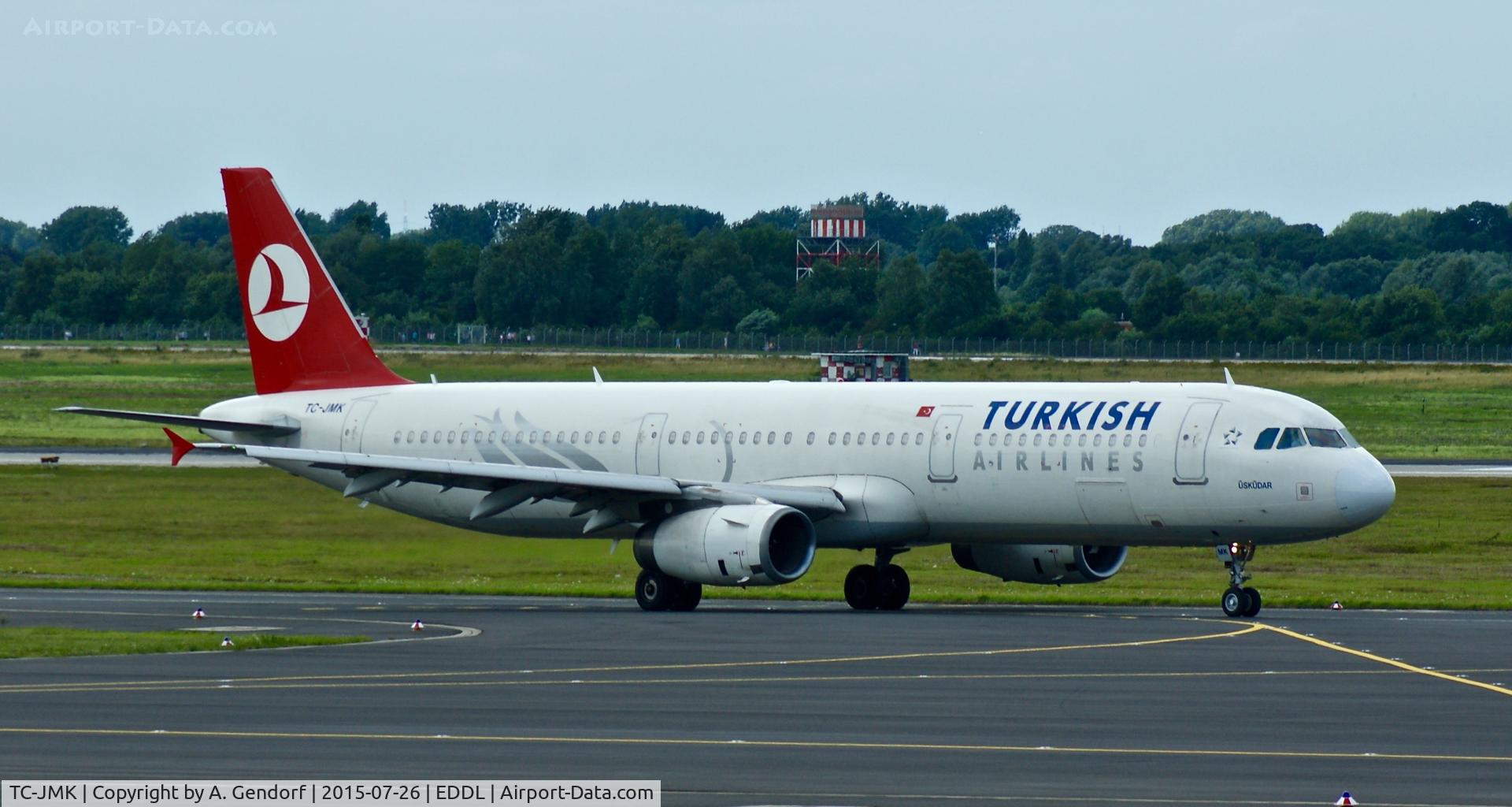 TC-JMK, 2008 Airbus A321-232 C/N 3738, Turkish Airlines, is here at Düsseldorf Int'l(EDDL)