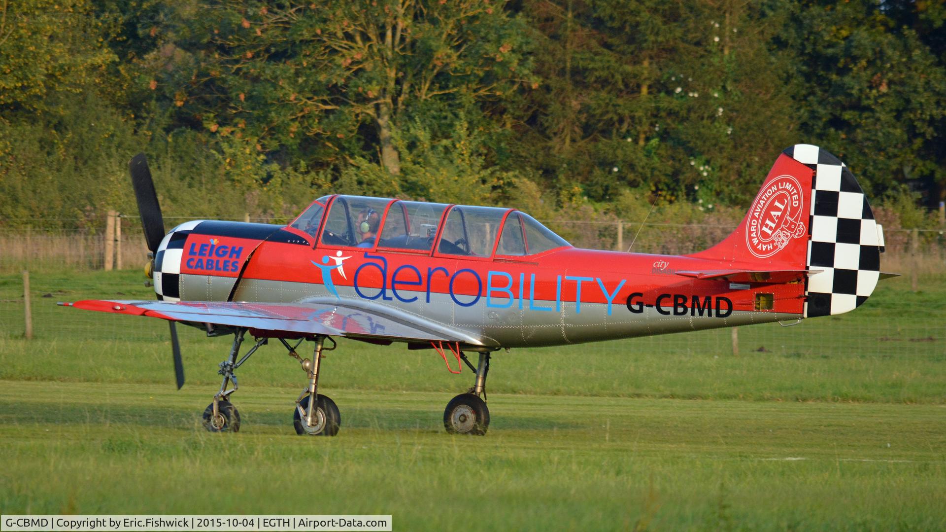 G-CBMD, 1982 Bacau Yak-52 C/N 822710, 1. G-CBMD at The Shuttleworth 'Uncovered' Airshow (Finale,) Oct. 2015.