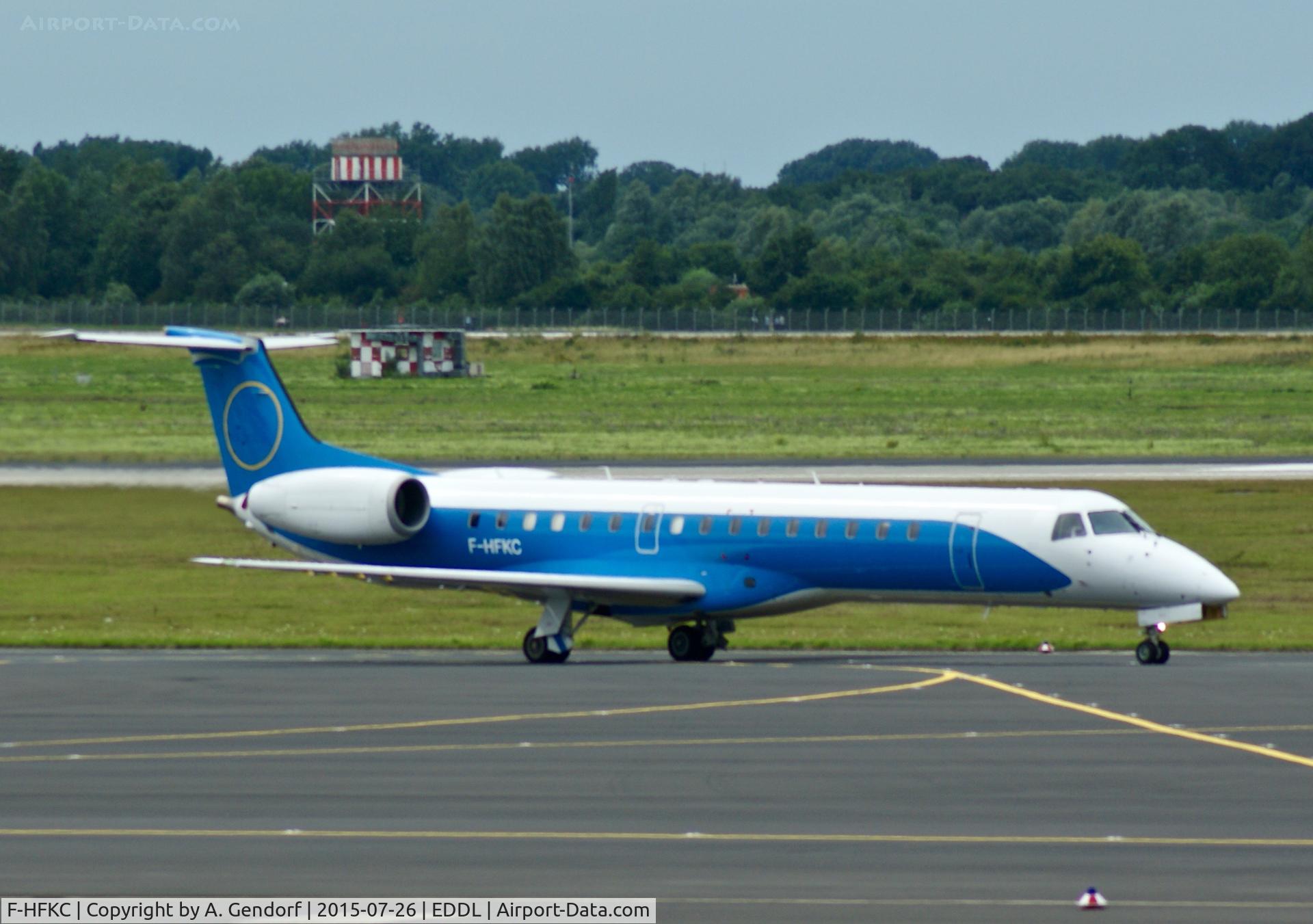 F-HFKC, 2000 Embraer ERJ-145LR (EMB-145LR) C/N 145282, Enhance Aero Group (untitled), is here on taxiway 