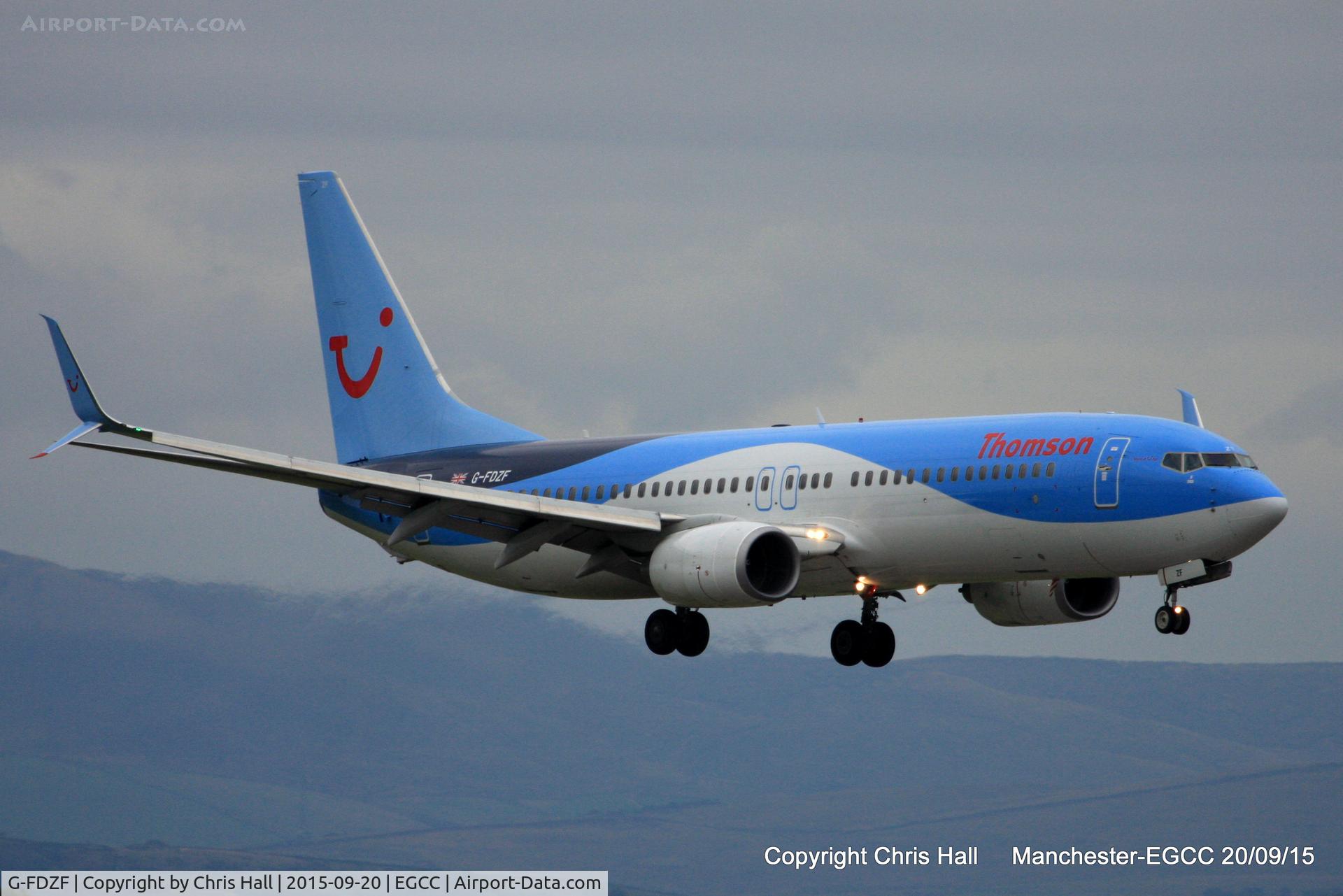 G-FDZF, 2008 Boeing 737-8K5 C/N 35138, Thomson