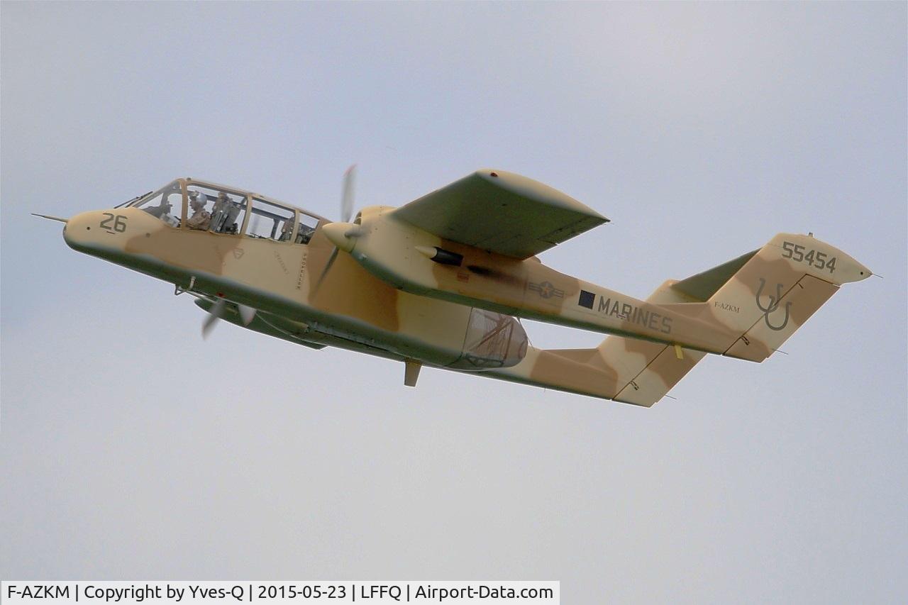 F-AZKM, 1971 North American OV-10B Bronco C/N 338-9 (305-65), North American OV-10B Bronco, On display, La Ferté-Alais airfield (LFFQ) Airshow 2015