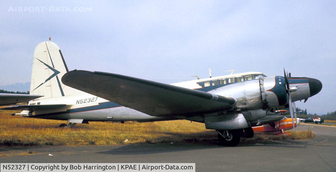 N52327, 1940 Douglas B-23 Dragon C/N 2722, B-23A operated at the time by the University of Washington for atmospheric research.