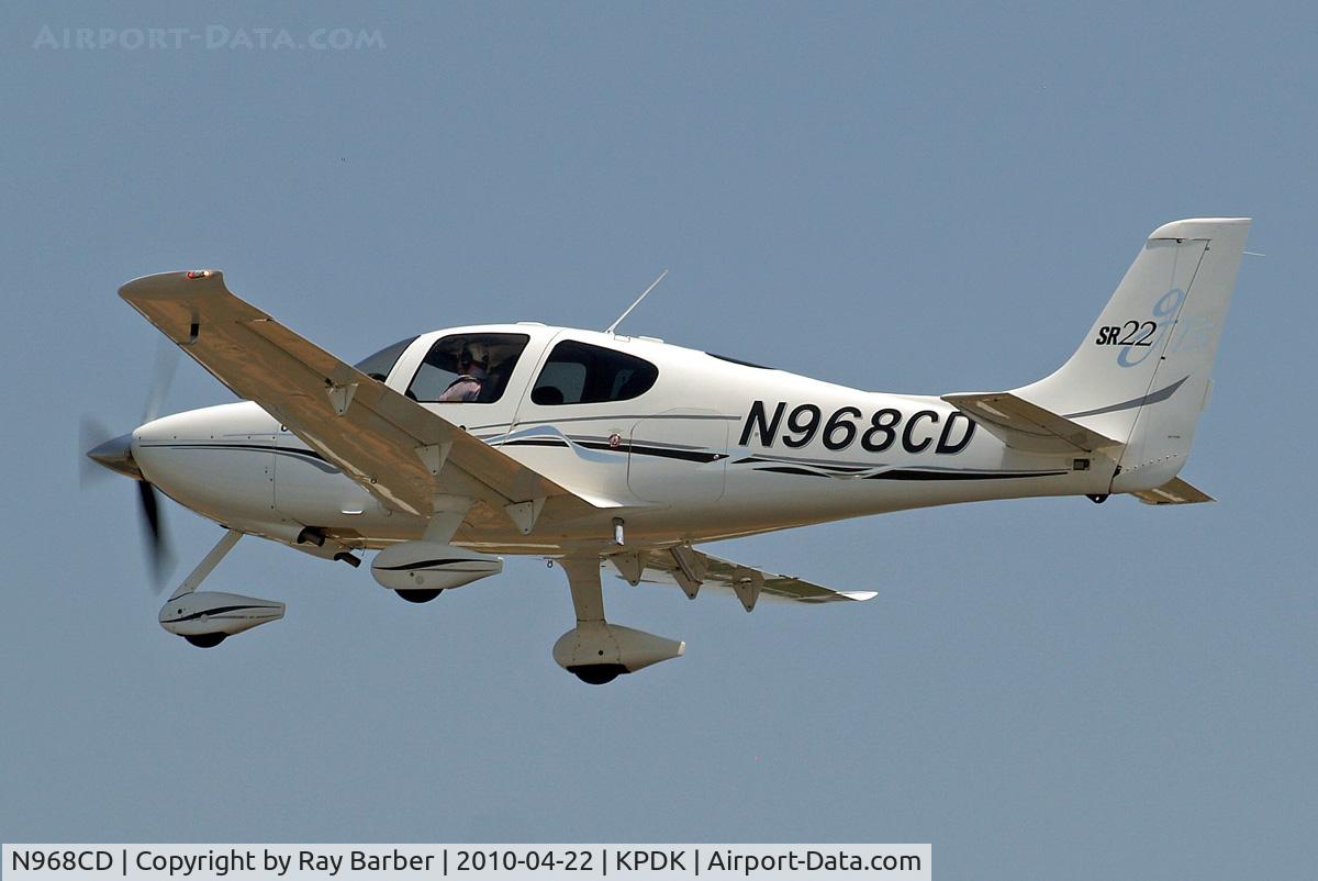 N968CD, 2006 Cirrus SR22 GTS C/N 1829, Cirrus Design SR-22GTS [1829] Atlanta-Dekalb Peachtree~N 22/04/2010