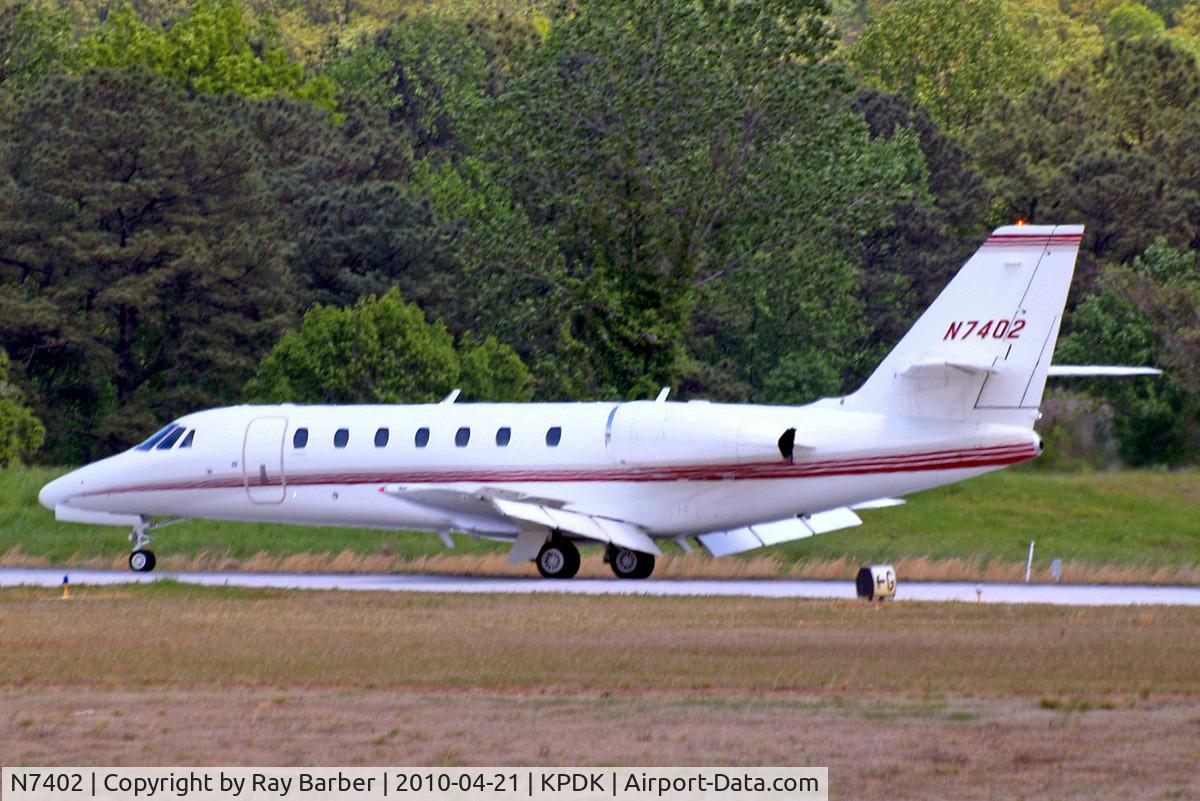 N7402, 2006 Cessna 680 Citation Sovereign C/N 680-0082, Cessna Citation Sovereign [680-0082] Atlanta-Dekalb Peachtree~N 21/04/2010