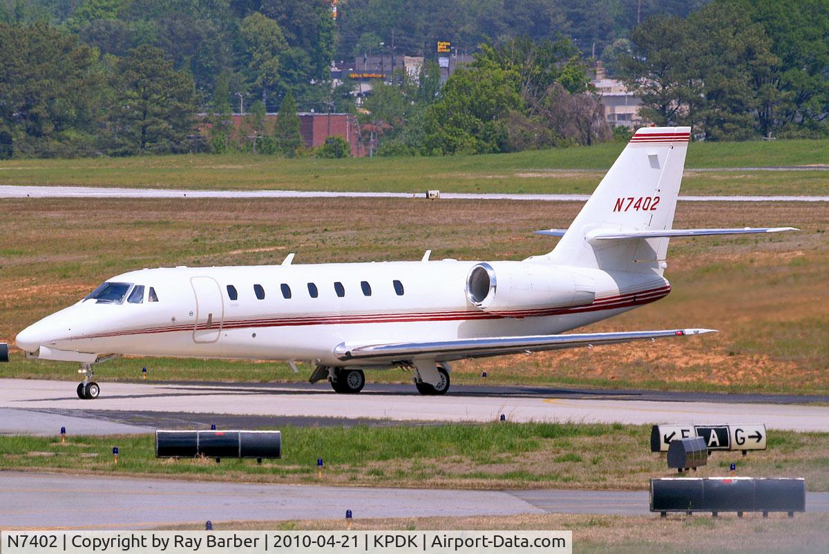 N7402, 2006 Cessna 680 Citation Sovereign C/N 680-0082, Cessna Citation Sovereign [680-0082] Atlanta-Dekalb Peachtree~N 21/04/2010