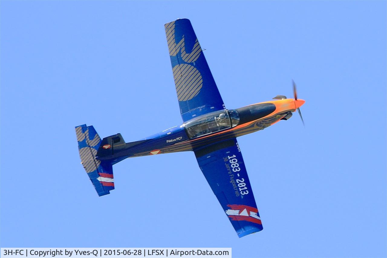 3H-FC, Pilatus PC-7 Turbo Trainer C/N 414, Pilatus PC-7 Turbo Trainer, On display, Luxeuil-St Sauveur Air Base 116 (LFSX) Air show 2015