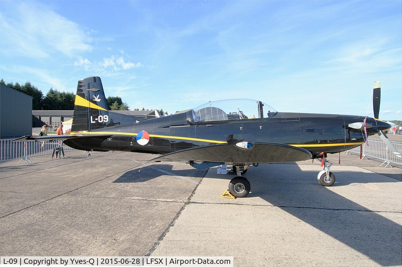 L-09, 1988 Pilatus PC-7 Turbo Trainer C/N 546, Pilatus PC-7, Static display, Luxeuil-Saint Sauveur Air Base 116 (LFSX) Open day 2015