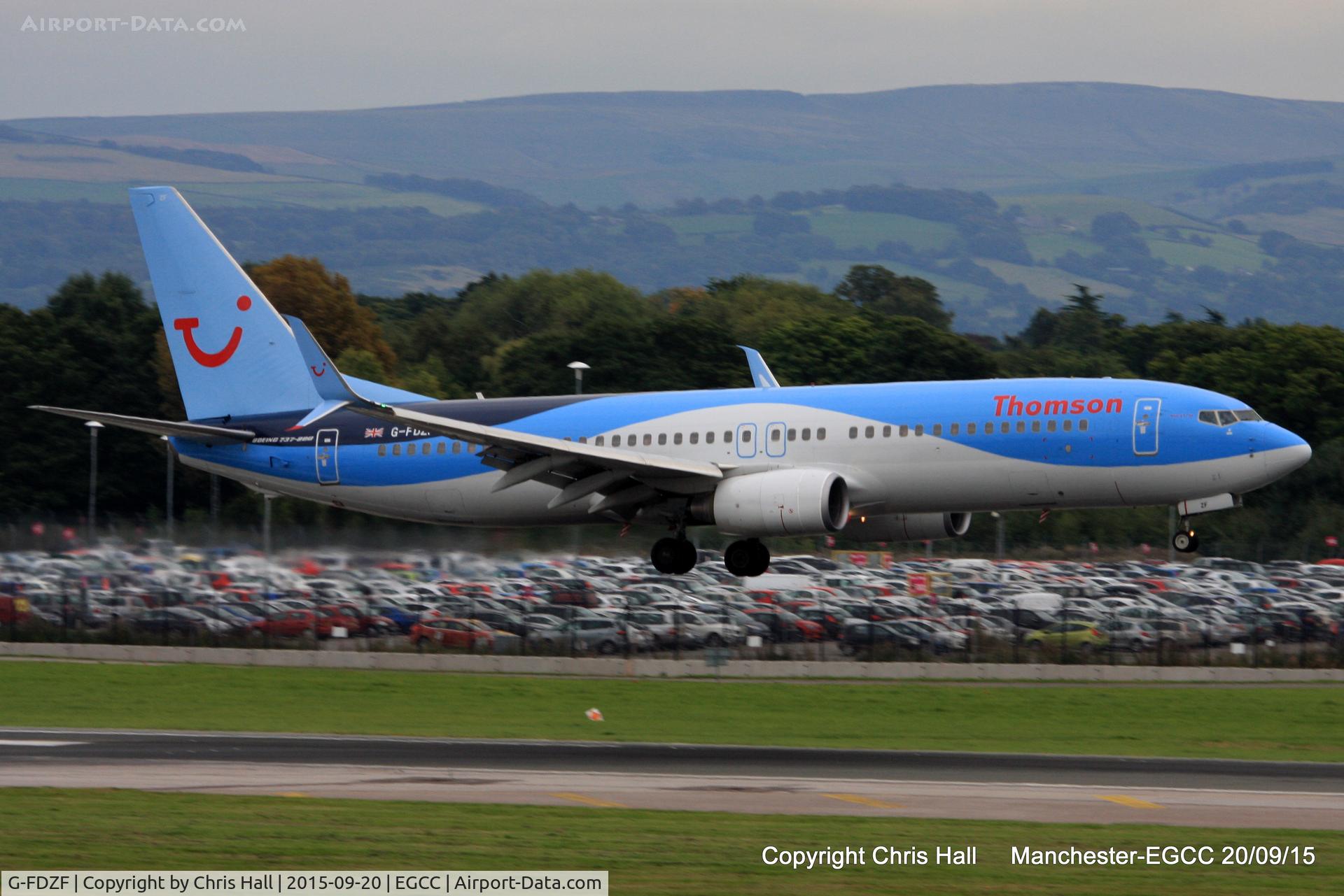 G-FDZF, 2008 Boeing 737-8K5 C/N 35138, Thomson