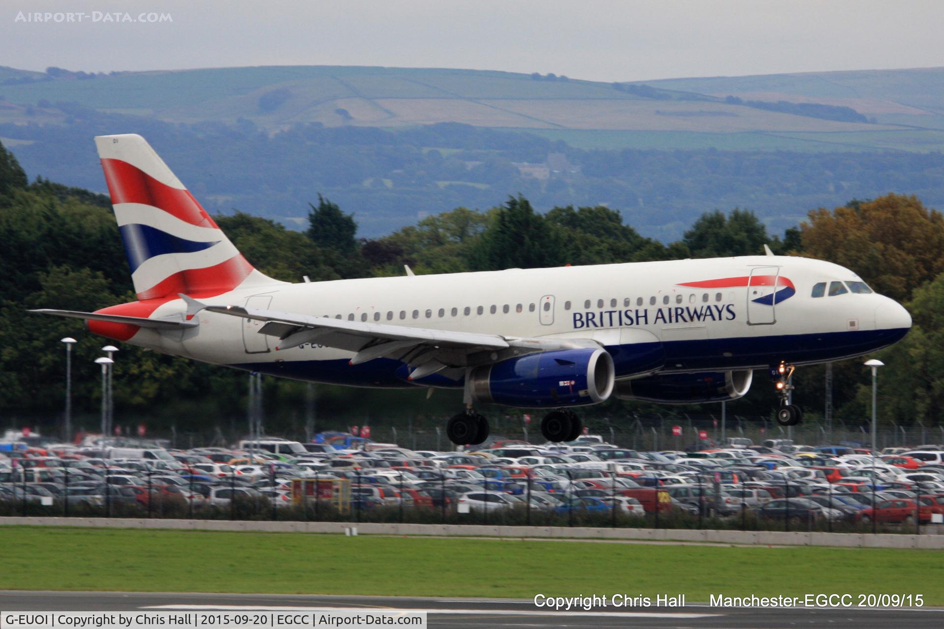 G-EUOI, 2001 Airbus A319-131 C/N 1606, British Airways