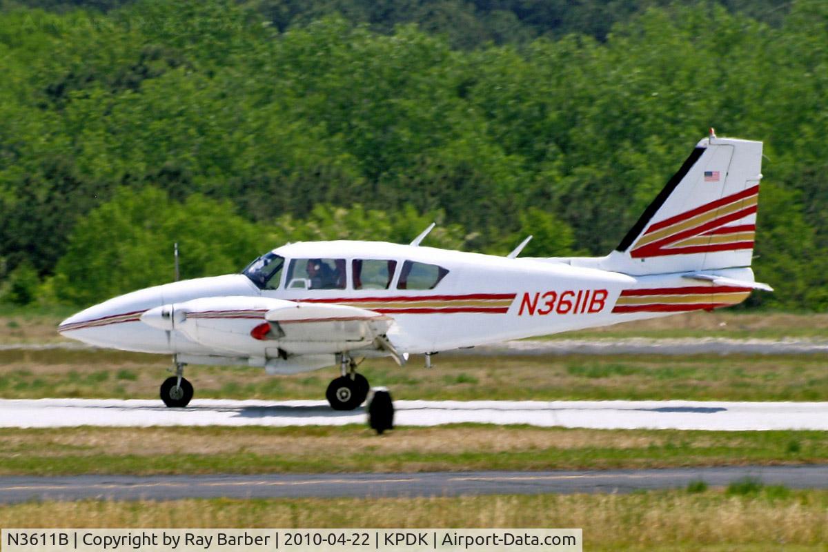 N3611B, 1970 Piper PA-23-250 Aztec E C/N 27-4579, Piper PA-23-250 Aztec E [27-4579] Atlanta-Dekalb Peachtree~N 22/04/2010
