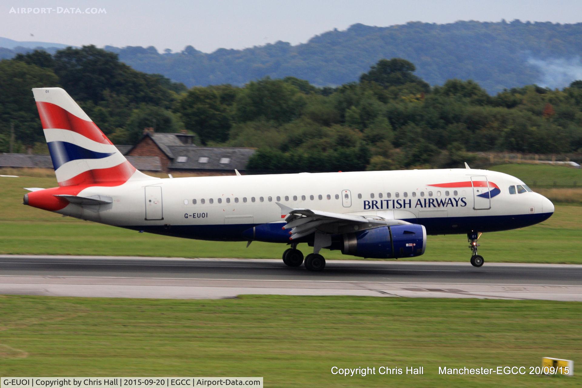 G-EUOI, 2001 Airbus A319-131 C/N 1606, British Airways