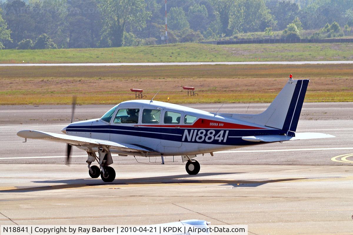 N18841, 1977 Beech C24R C/N MC-509, Beech C24R Sierra 200 [MC-509] Atlanta-Dekalb Peachtree~N 21/04/2010