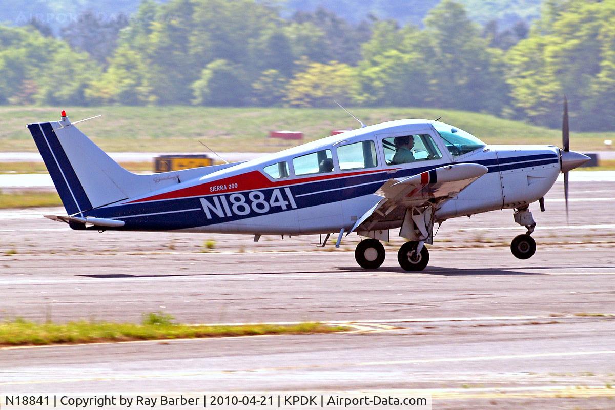N18841, 1977 Beech C24R C/N MC-509, Beech C24R Sierra 200 [MC-509] Atlanta-Dekalb Peachtree~N 21/04/2010