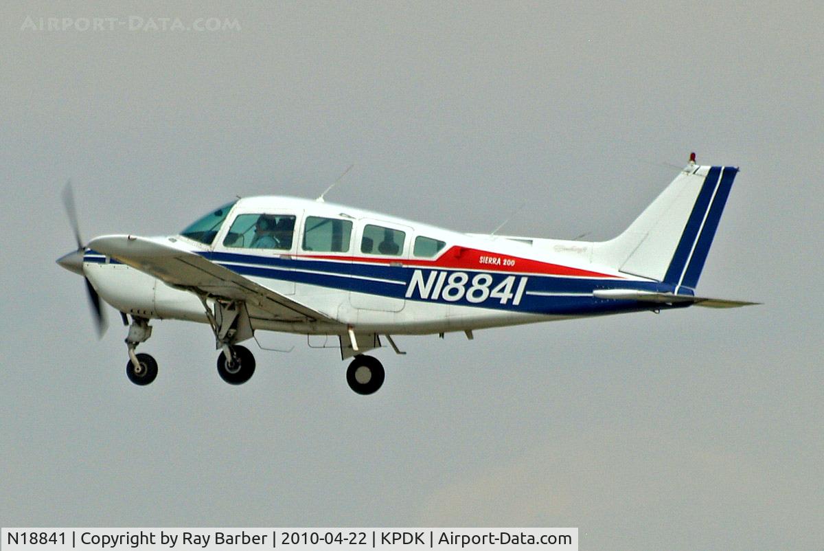 N18841, 1977 Beech C24R C/N MC-509, Beech C24R Sierra 200 [MC-509] Atlanta-Dekalb Peachtree~N 22/04/2010