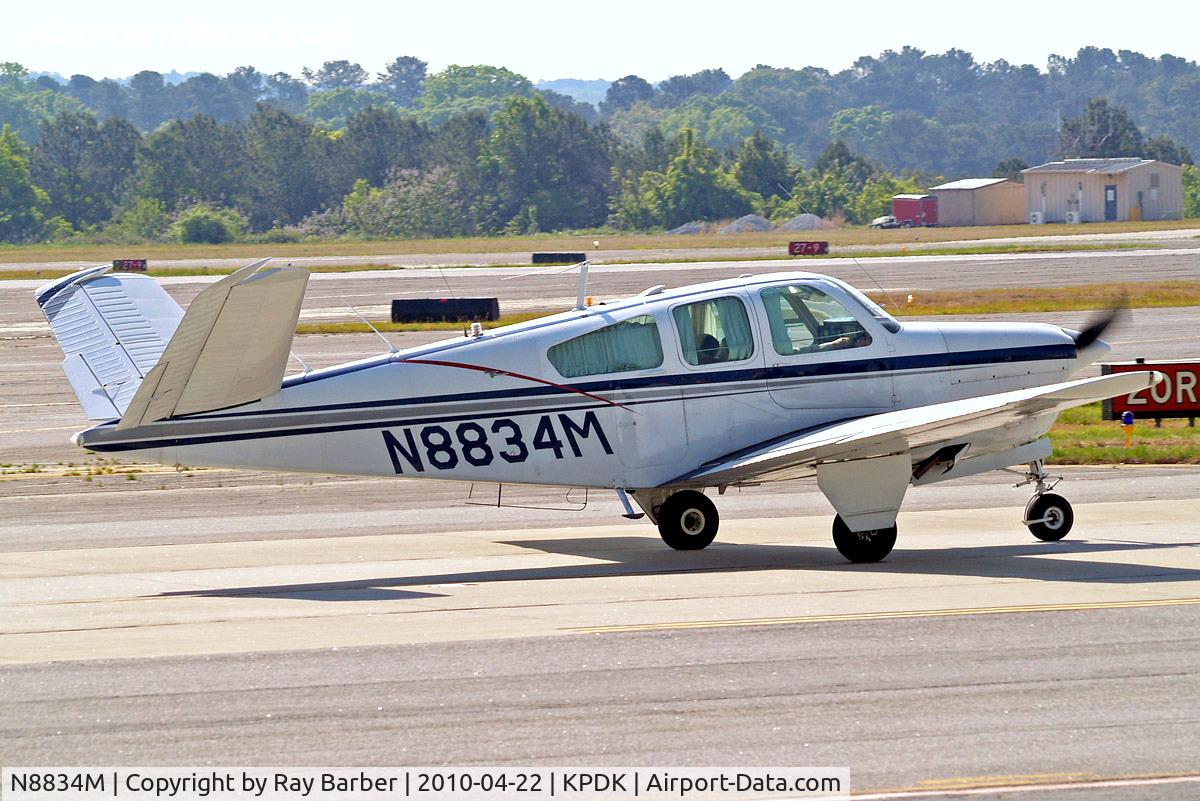 N8834M, 1964 Beech S35 Bonanza C/N D-7352, Beech S35 Bonanza [D-7352] Atlanta-Dekalb Peachtree~N 22/04/2010