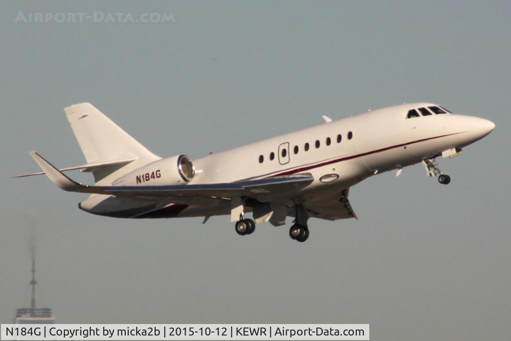 N184G, 2015 Dassault Falcon 2000S C/N 730, Take off
