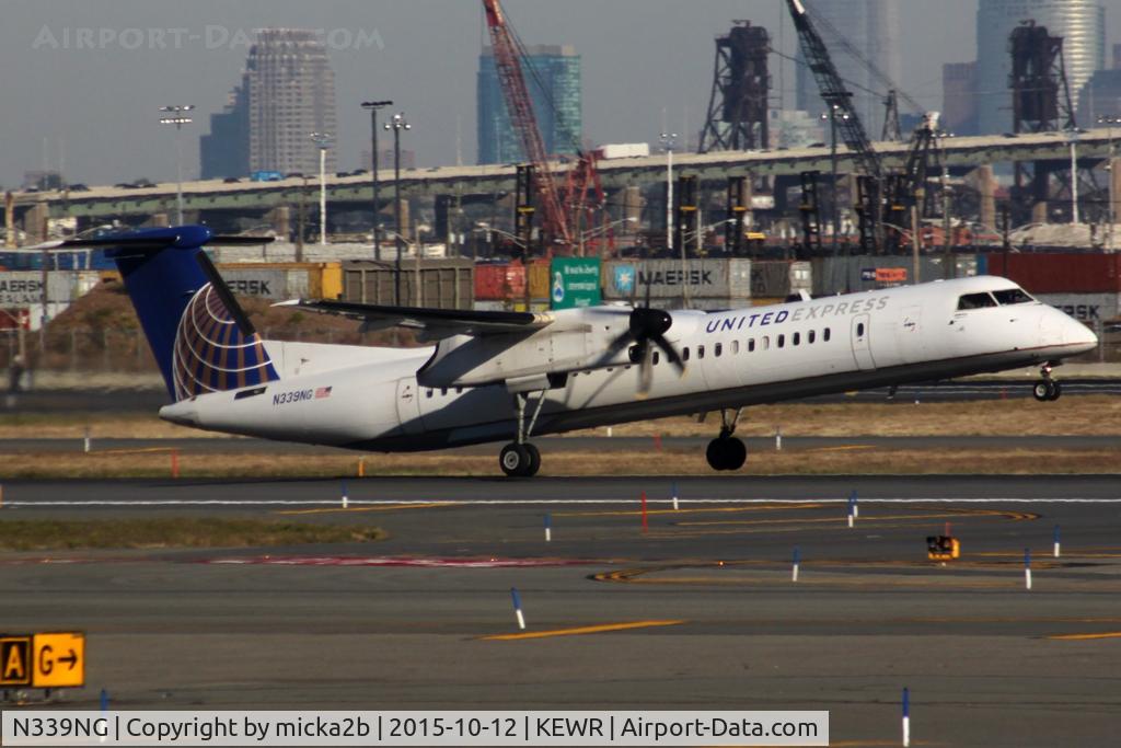 N339NG, 2010 Bombardier DHC-8-402 Dash 8 C/N 4339, Take off