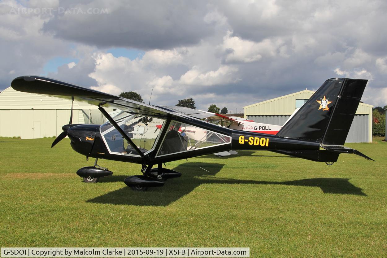 G-SDOI, 2003 Aeroprakt A-22 Foxbat C/N PFA 317-14064, Aeroprakt A-22 Foxbat, a Scottish based visitor to Fishburn Airfield, September 19th 2015.