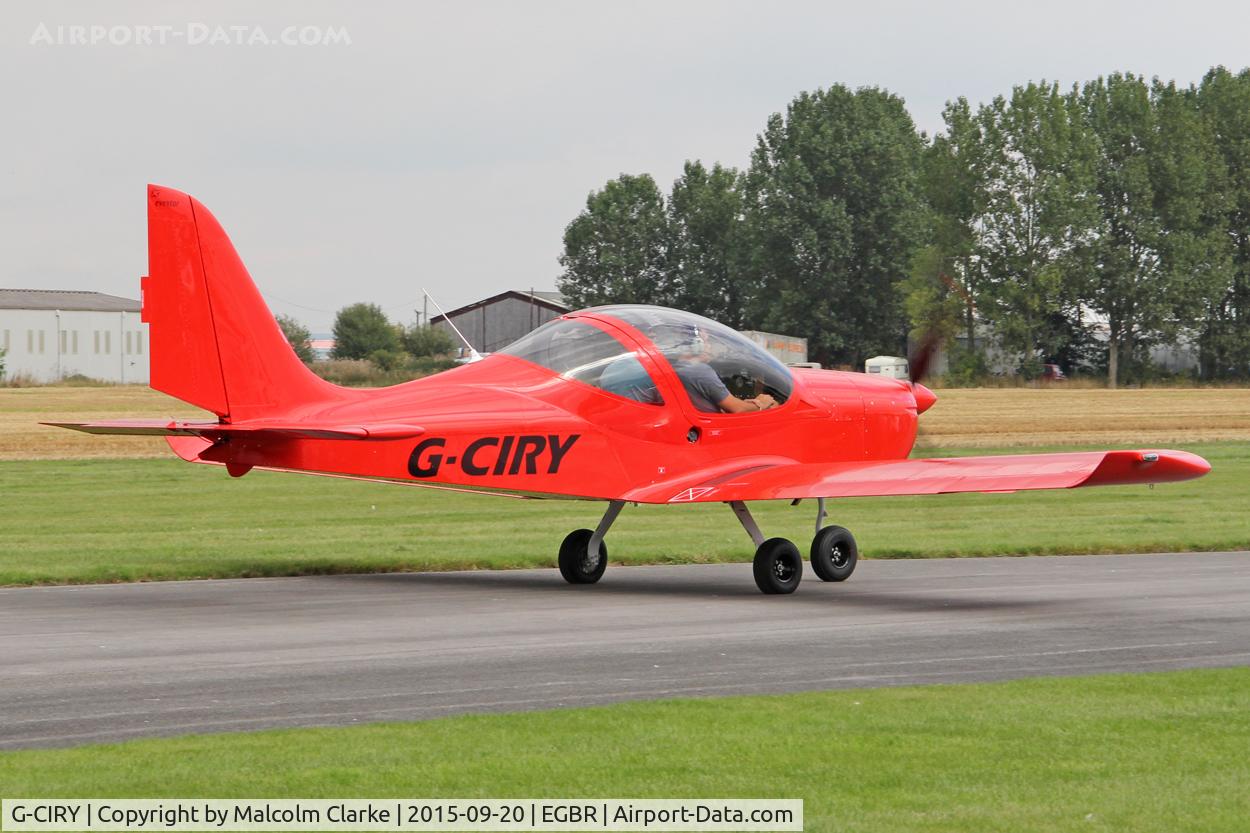 G-CIRY, 2015 Evektor EV-97 Eurostar SL C/N 2015-4222, Evektor Aerotechnik EV-97 Eurostar SL at The Real Aeroplane Company's Helicopter Fly-In, Breighton Airfield, September 20th 2015.