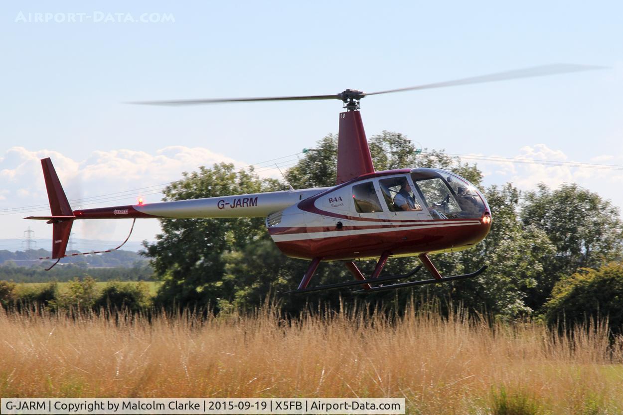 G-JARM, 2006 Robinson R44 Raven I C/N 1620, Robinson R44 Raven I, Fishburn Airfield, September 19th 2015.