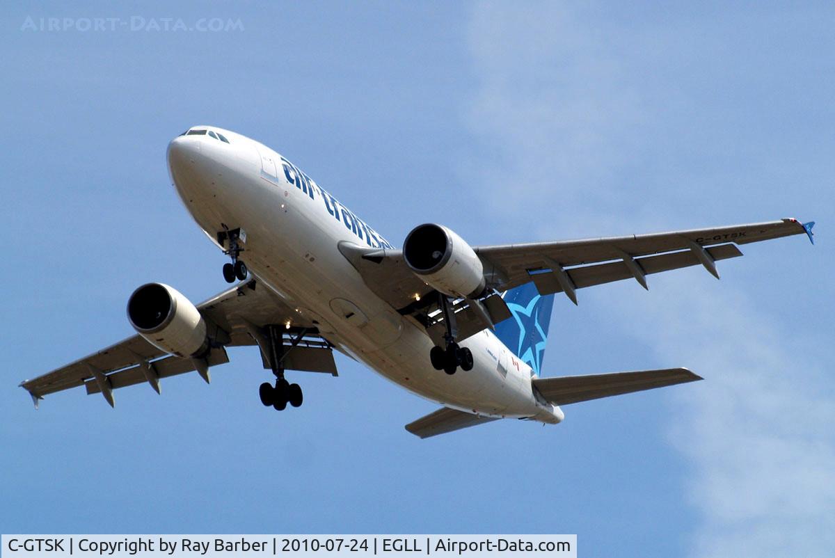 C-GTSK, 1990 Airbus A310-304 C/N 541, Airbus A310-304 [541] (Air Transat) Home~G 24/07/2010. On approach 27R.
