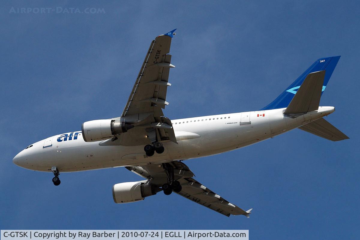 C-GTSK, 1990 Airbus A310-304 C/N 541, Airbus A310-304 [541] (Air Transat) Home~G 24/07/2010. On approach 27R.