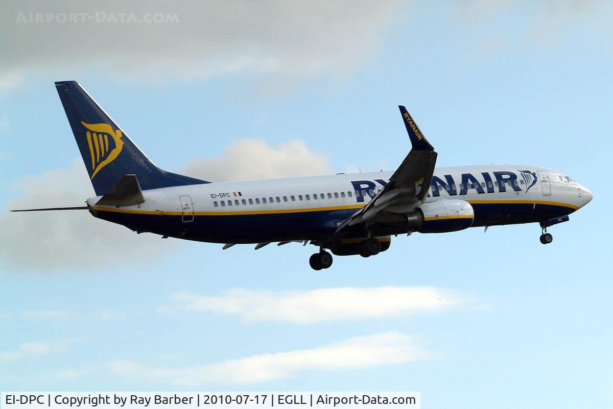 EI-DPC, 2006 Boeing 737-8AS C/N 33604, Boeing 737-8AS [33604] (Ryanair) Home~G 17/07/2010. On approach 27L.
