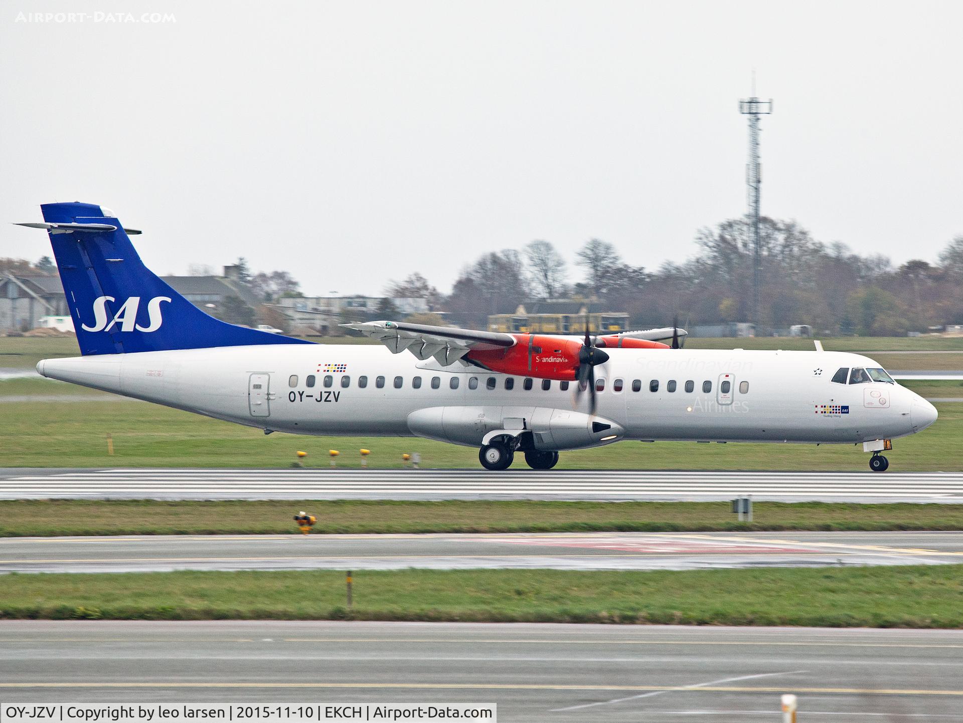OY-JZV, 2008 ATR 72-212A C/N 789, Copenhagen 10.11.15