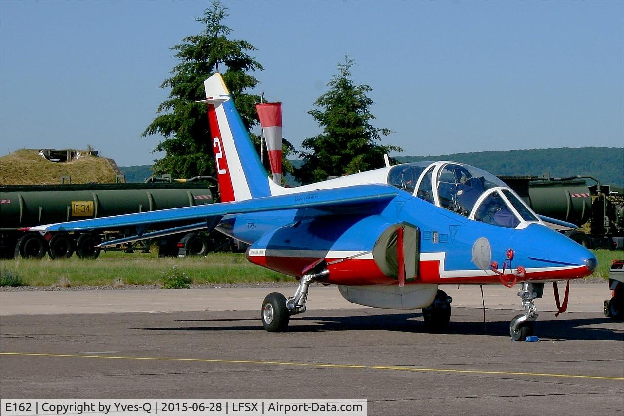 E162, Dassault-Dornier Alpha Jet E C/N E162, Dassault-Dornier Alpha Jet E (F-TERJ), Athos 02 of Patrouille de France 2015, Luxeuil-St Sauveur Air Base 116 (LFSX) Open day 2015