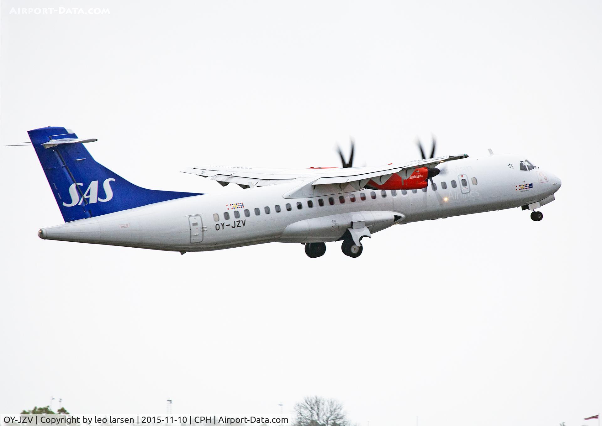 OY-JZV, 2008 ATR 72-212A C/N 789, Copenhagen 10.11.15