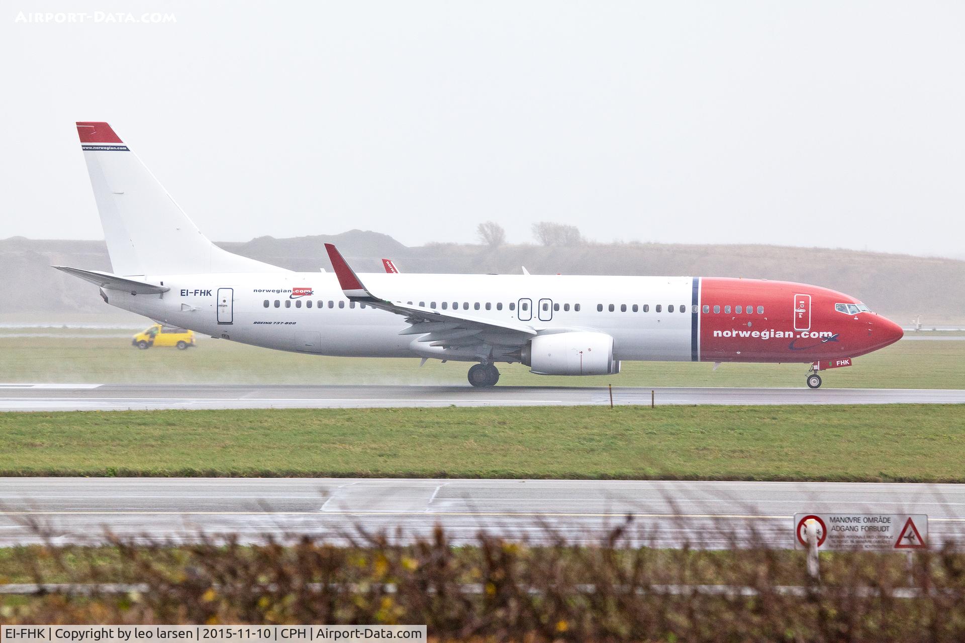 EI-FHK, 2015 Boeing 737-8JP C/N 41140, Copenhagen 10.11.15