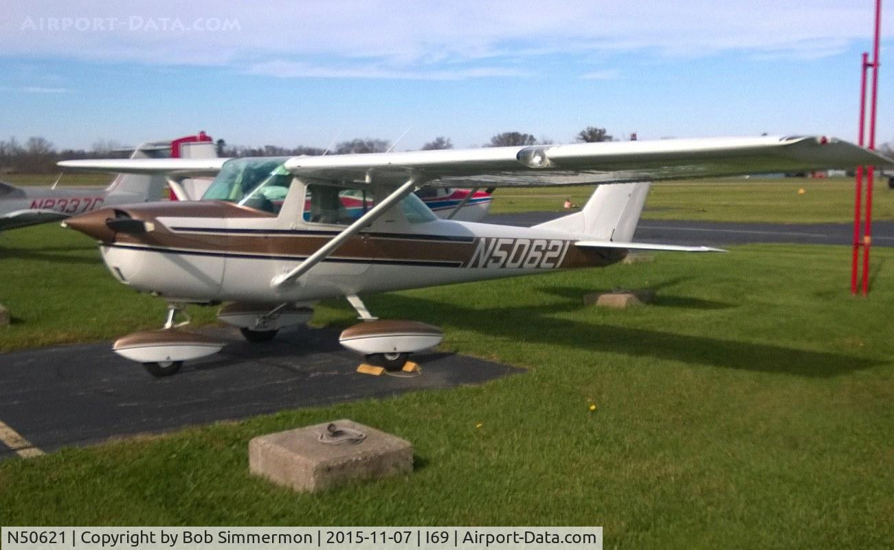 N50621, 1968 Cessna 150J C/N 15069439, On the ramp at Clermont Co. (Sporty's)