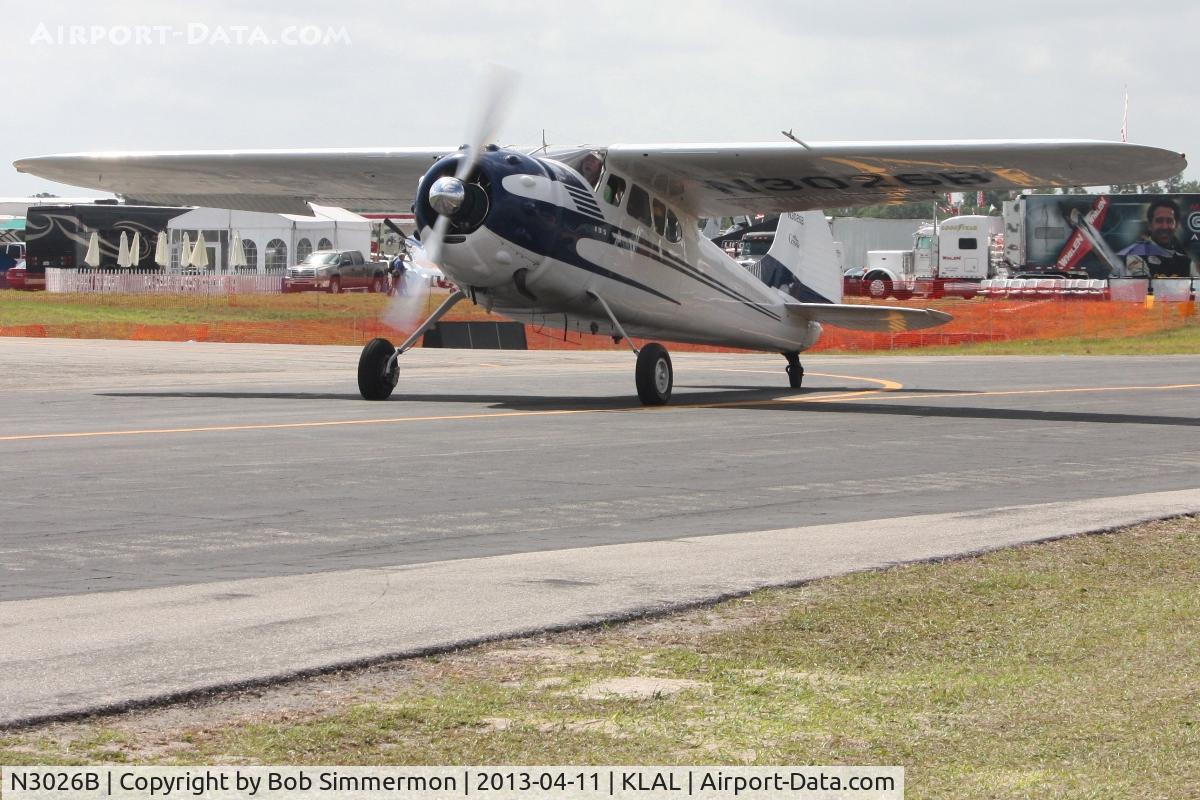 N3026B, 1952 Cessna 195B Businessliner C/N 7909, Sun N Fun 2013